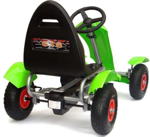 Šlapací čtyřkolka Go-Kart F618 - žlutá - obrázek 9