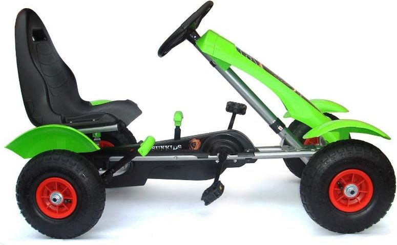 Šlapací čtyřkolka Go-Kart F618 - žlutá - obrázek 10
