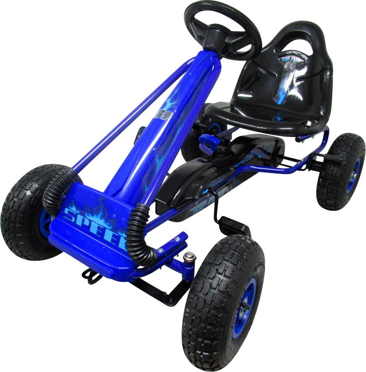 Šlapací motokára Gokart Fire - červená - obrázek 2
