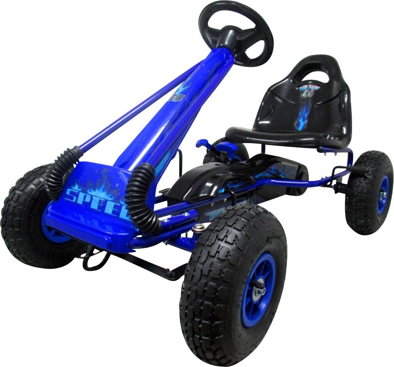 Šlapací motokára Gokart Fire - červená - obrázek 3