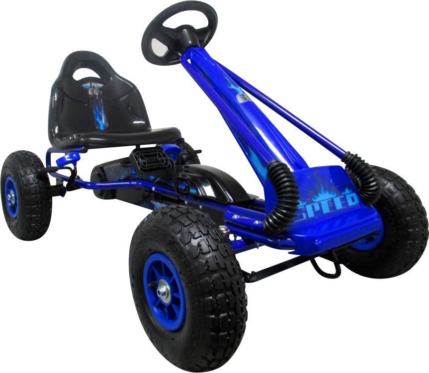 Šlapací motokára Gokart Fire - červená - obrázek 5