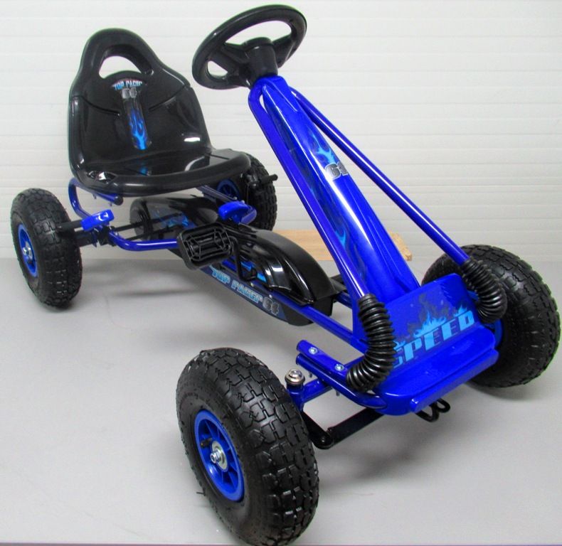 Šlapací motokára Gokart Fire - červená - obrázek 7