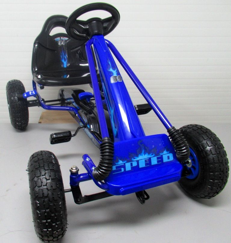 Šlapací motokára Gokart Fire - červená - obrázek 8