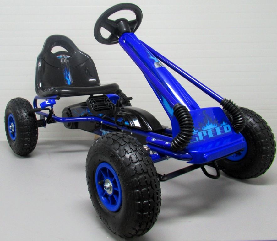Šlapací motokára Gokart Fire - červená - obrázek 9