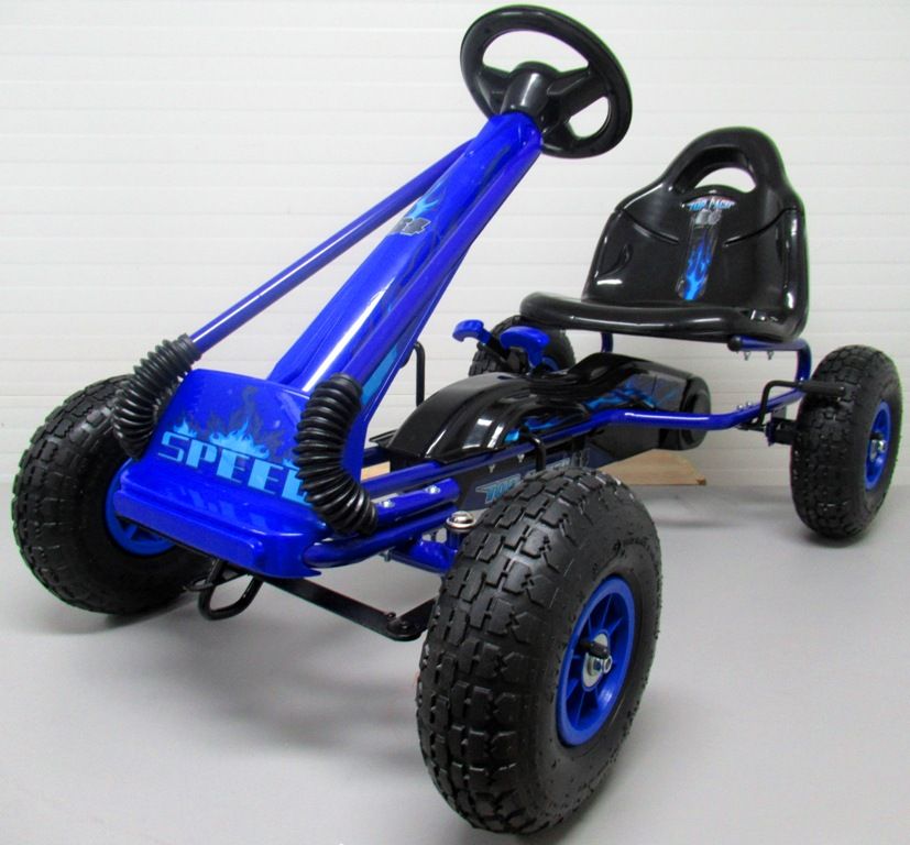Šlapací motokára Gokart Fire - červená - obrázek 10