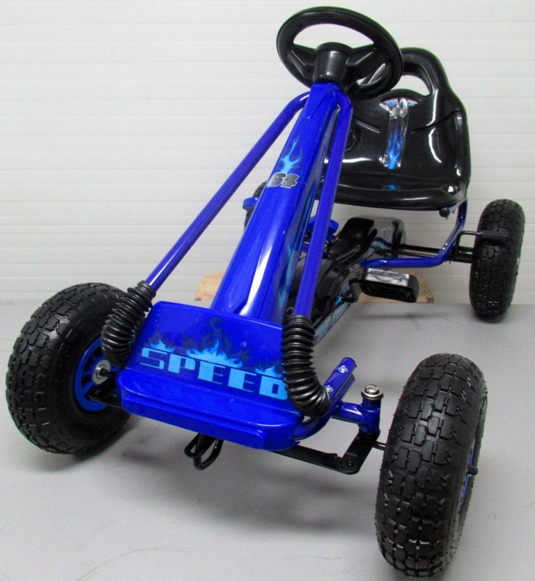 Šlapací motokára Gokart Fire - červená - obrázek 13