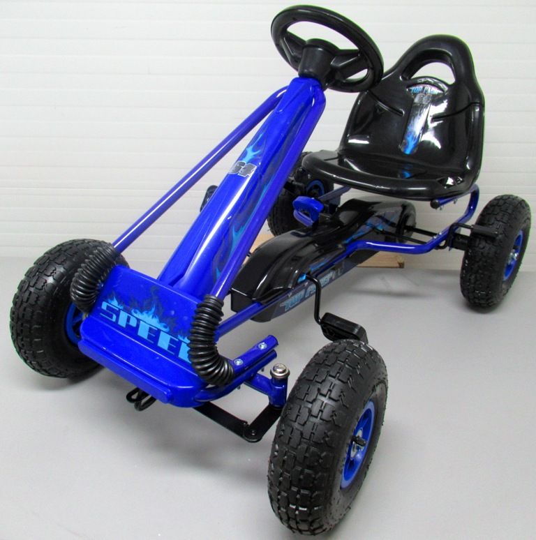 Šlapací motokára Gokart Fire - červená - obrázek 14