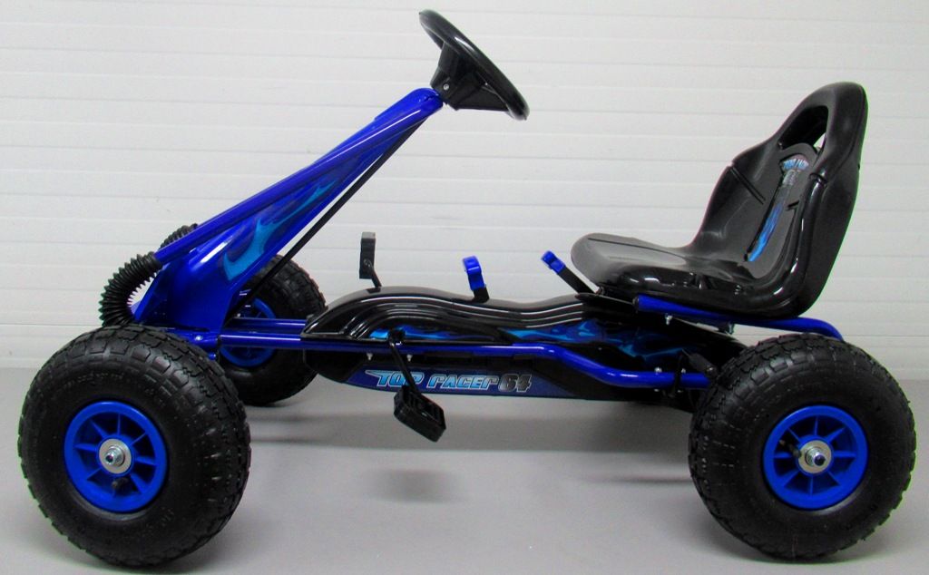 Šlapací motokára Gokart Fire - červená - obrázek 15