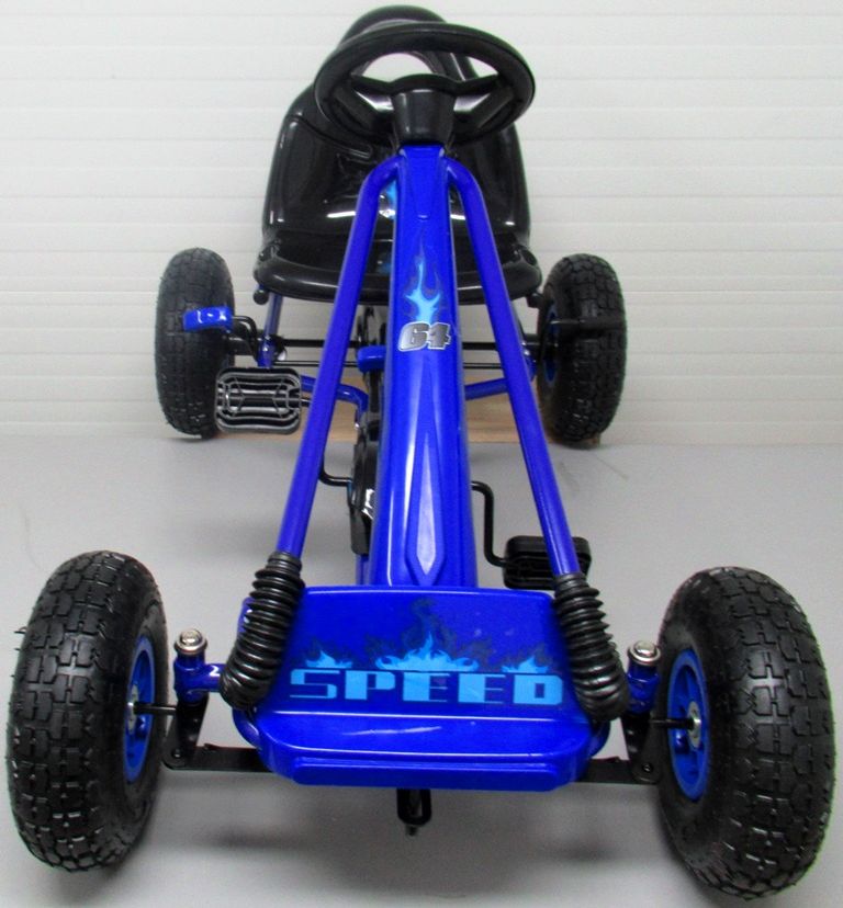 Šlapací motokára Gokart Fire - červená - obrázek 16