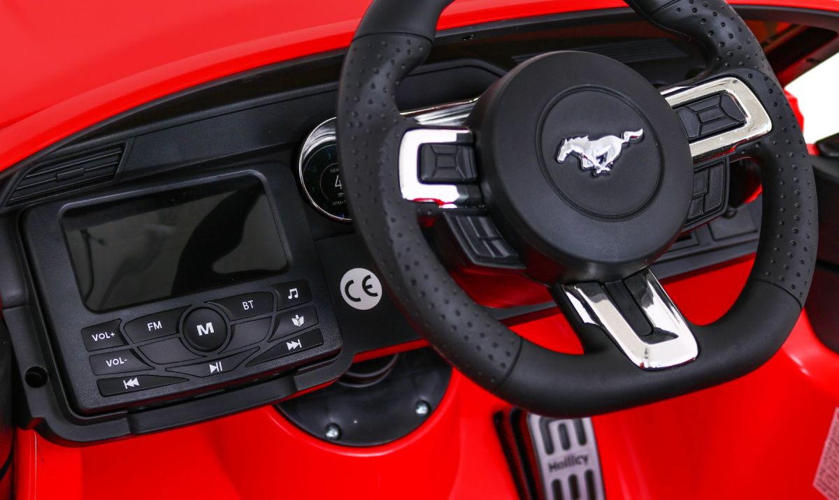 Tomido elektrické autíčko Ford Mustang GT - červené - obrázek 9