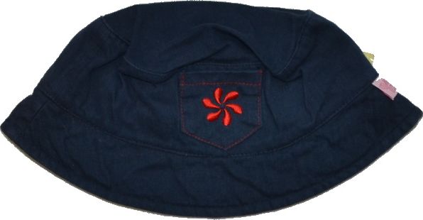 Dětská letní čepička Happy Kids klobouček tmavě modrý - obrázek 1
