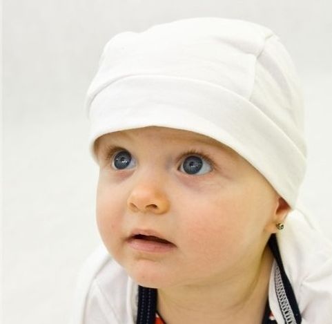 Dětská letní čepička Happy Kids klobouček tmavě modrý - obrázek 2