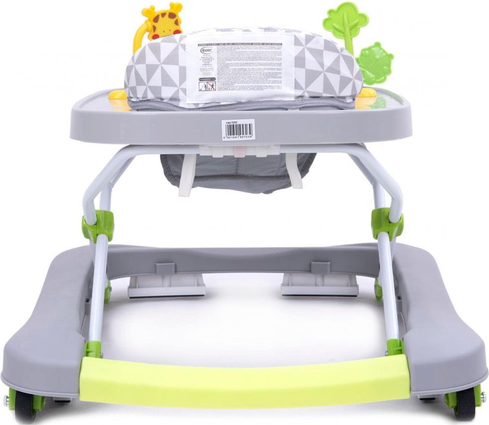 Dětské chodítko 4Baby WALKN PUSH GREY - obrázek 2