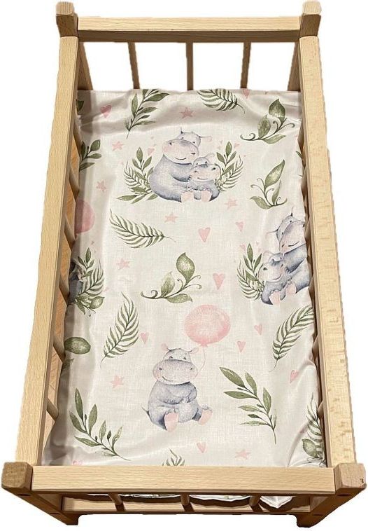 SDS Matrace do postýlky pro panenky Hrošíci baby Bavlna/Polyester, 50x28 cm - obrázek 1