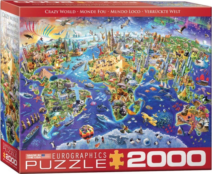 EUROGRAPHICS Puzzle Bláznivý svět 2000 dílků - obrázek 3
