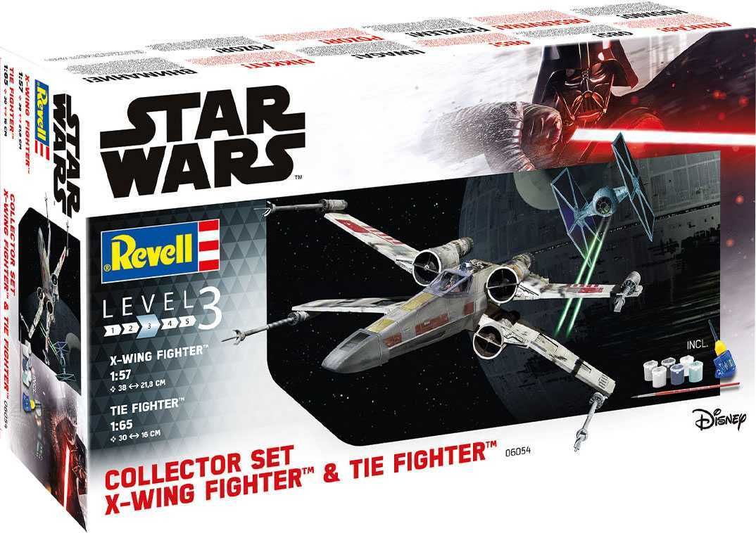 REVELL Gift-Set SW 06054 - X-Wing Fighter (1:57) + TIE Fighter (1:65) - obrázek 1