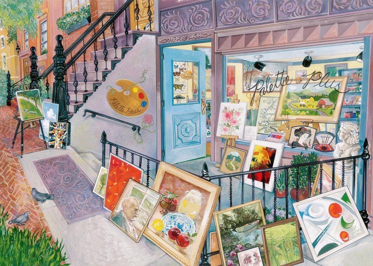 RAVENSBURGER Puzzle Galerie umění 1000 dílků - obrázek 1