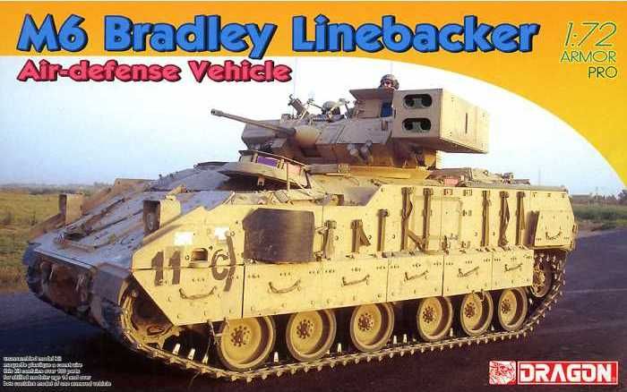 DRAGON Model Kit military 7624 - M6 Bradley Linebacker Air-defense Vehicle (1:72) - obrázek 1