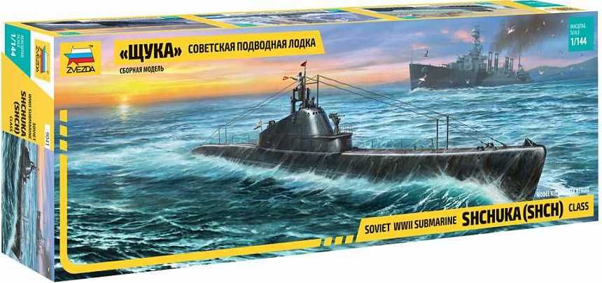 ZVEZDA Model Kit ponorka 9041 - "Shchuka" Class Russian Submarine WWII (1:144) - obrázek 1