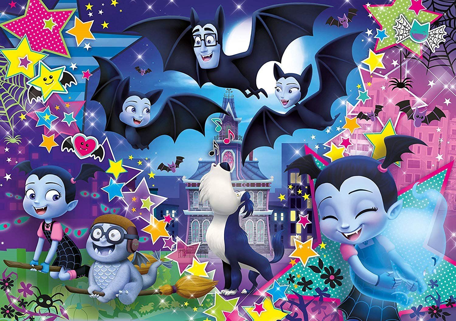 CLEMENTONI Briliant puzzle Vampirina 104 dílků - obrázek 2