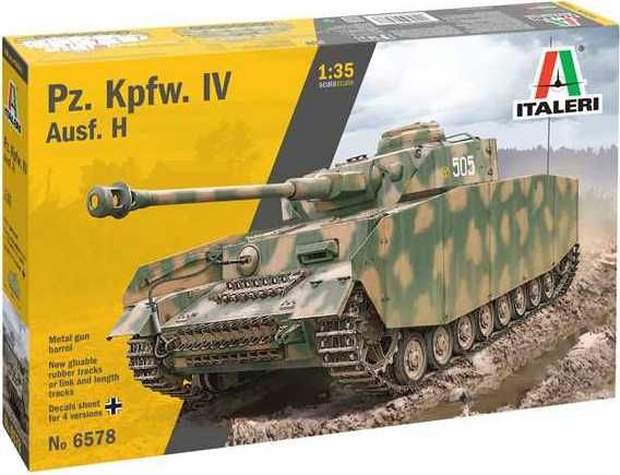 ITALERI Model Kit tank 6578 - Pz. Kpfw. IV Ausf. H (1:35) - obrázek 1