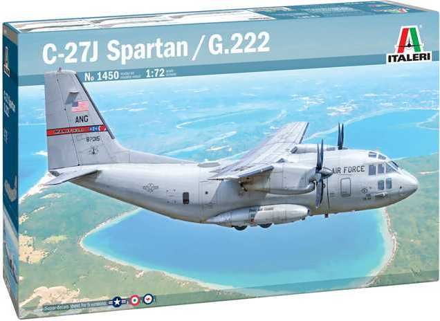 ITALERI Model Kit letadlo 1450 - C-27A Spartan / G.222 (1:72) - obrázek 1