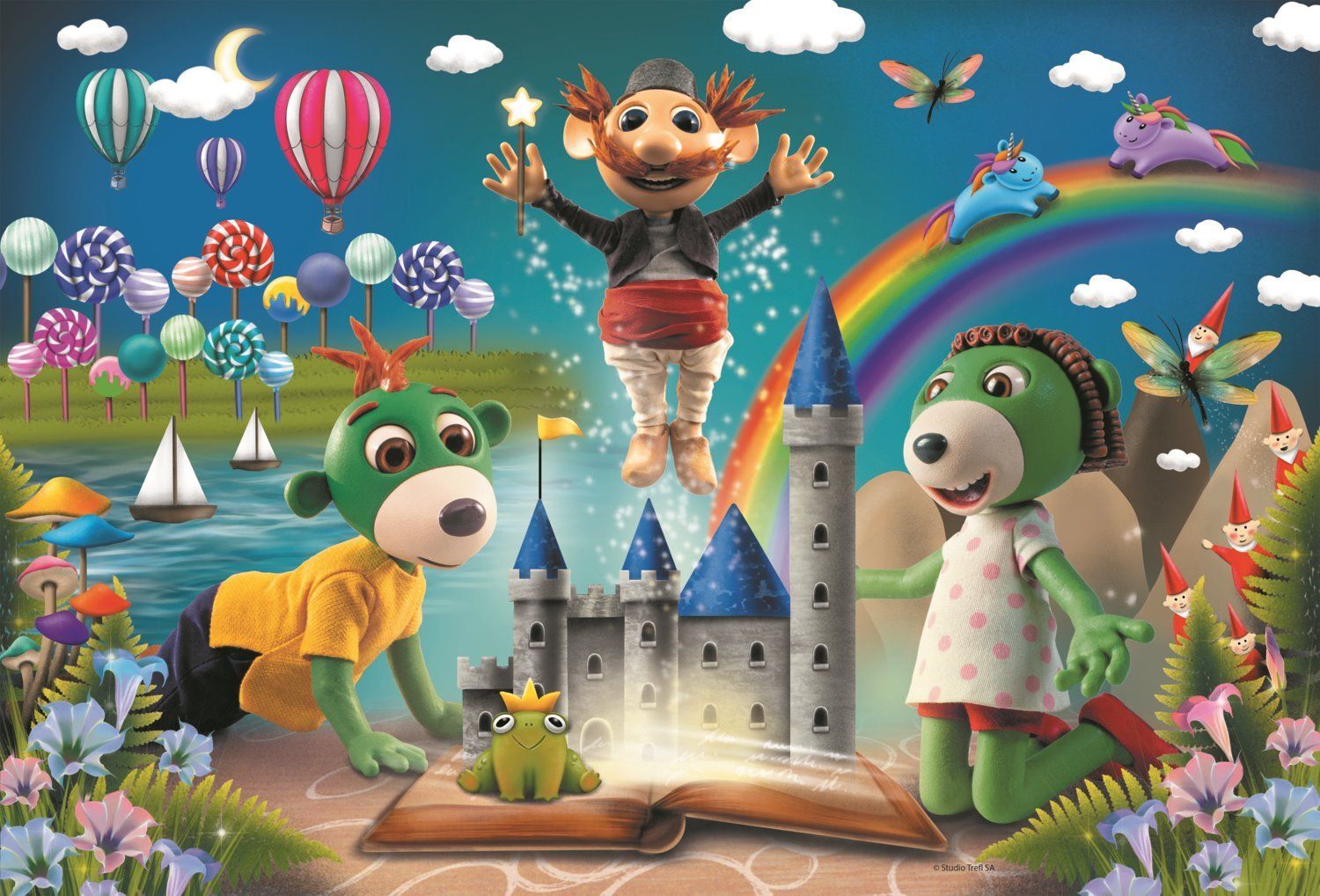 TREFL Puzzle Treflíci: Pohádkový večer 100 dílků - obrázek 1