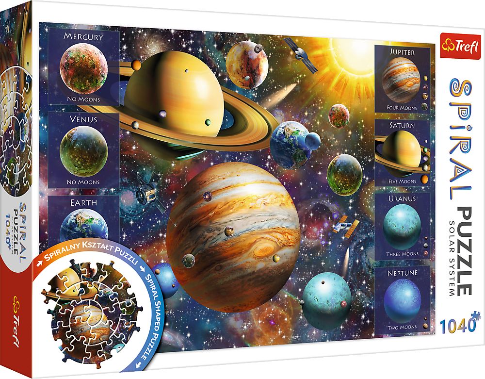 TREFL Spiral puzzle Sluneční soustava 1040 dílků - obrázek 1