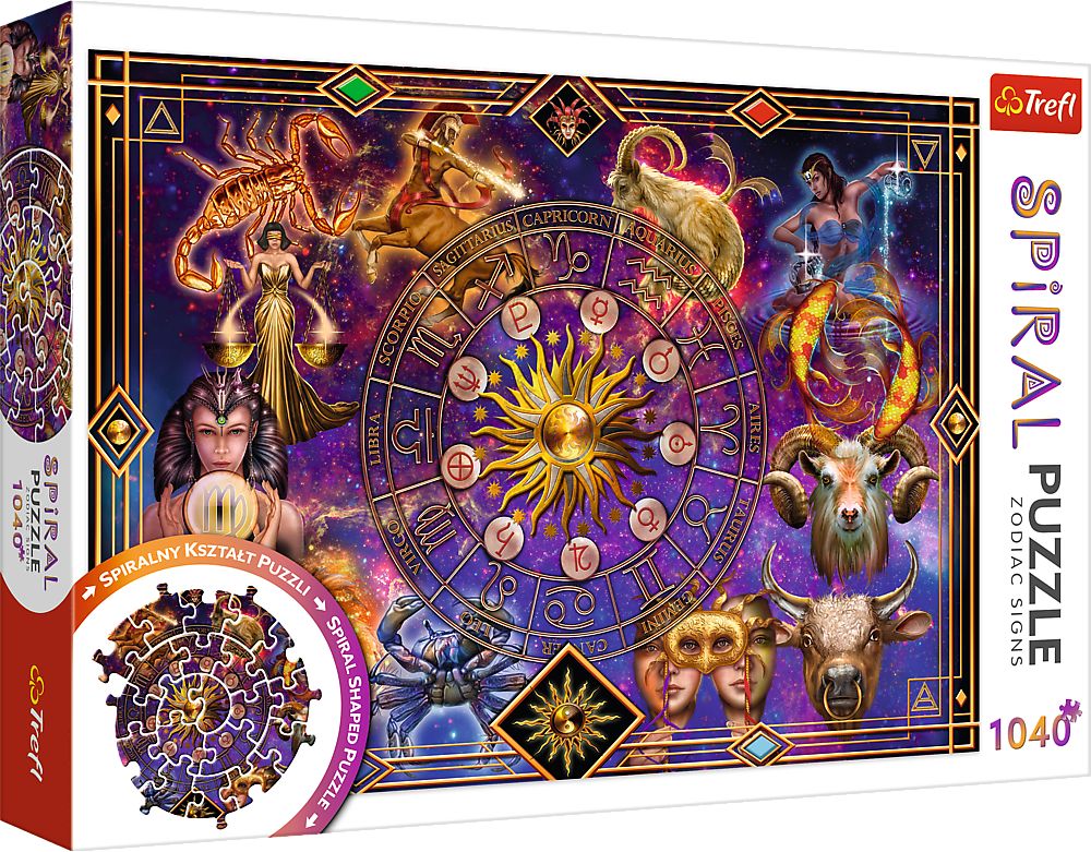 TREFL Spiral puzzle Znamení zvěrokruhu 1040 dílků - obrázek 1
