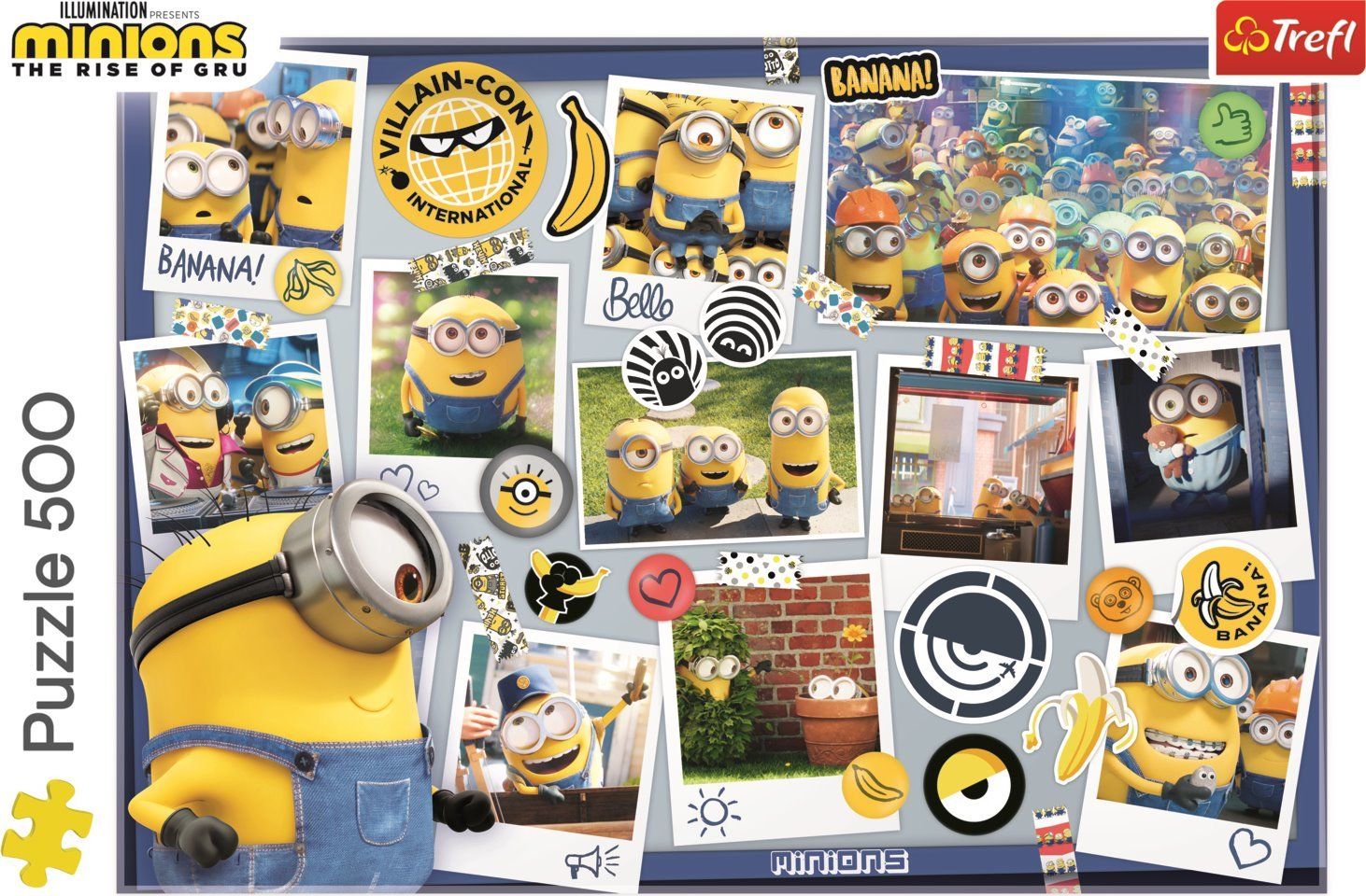 TREFL Puzzle Mimoni: Bláznivá foto kolekce 500 dílků - obrázek 2