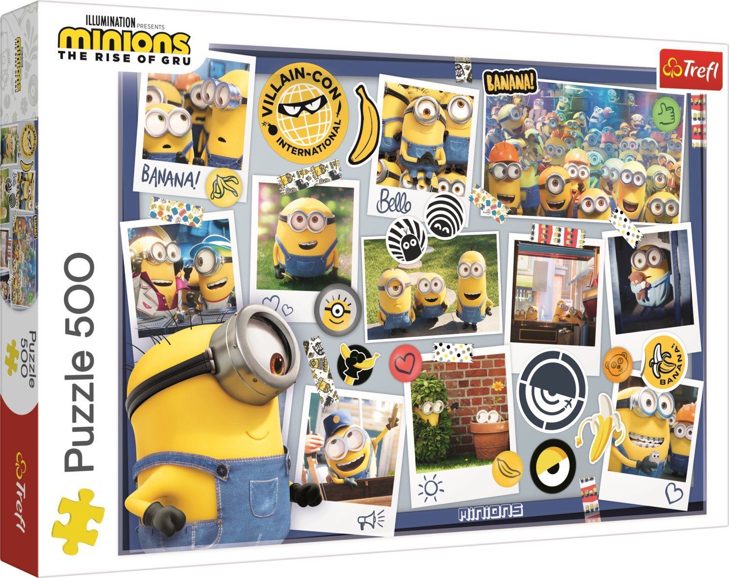 TREFL Puzzle Mimoni: Bláznivá foto kolekce 500 dílků - obrázek 3