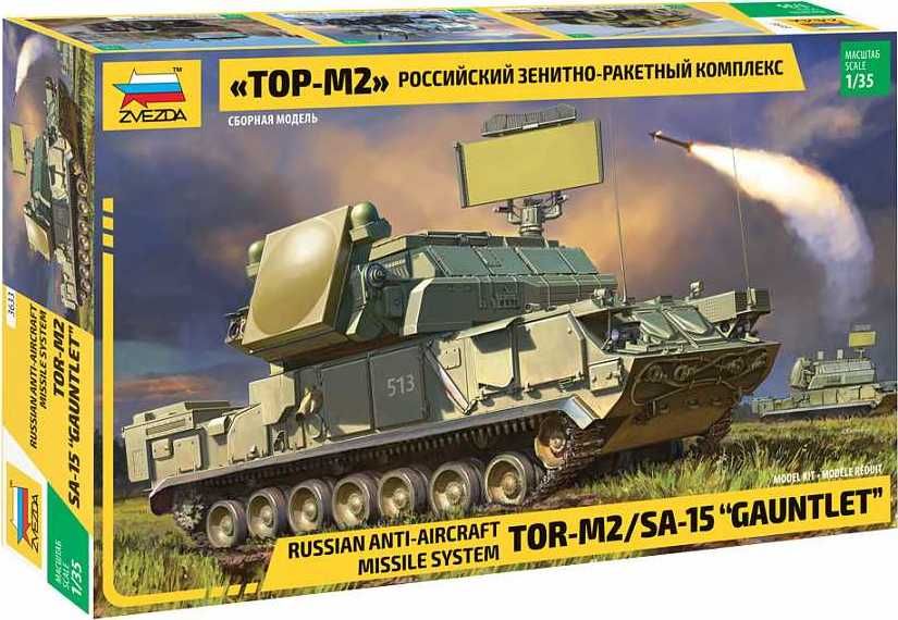 ZVEZDA Model Kit military 3633 - Russ.TOR M2 Missile System (1:35) - obrázek 1
