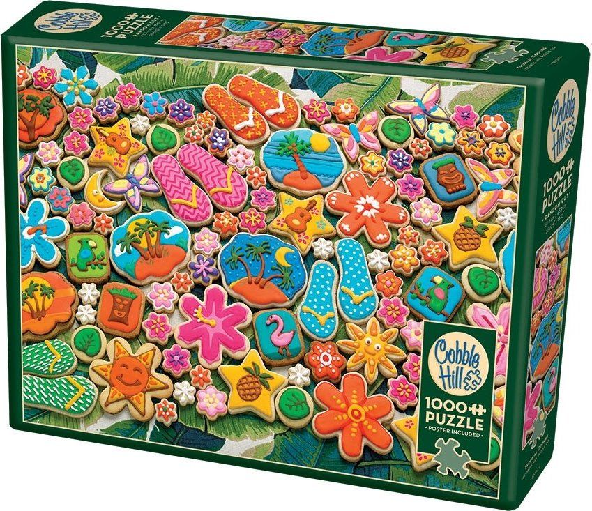 COBBLE HILL Puzzle Tropické sušenky 1000 dílků - obrázek 2