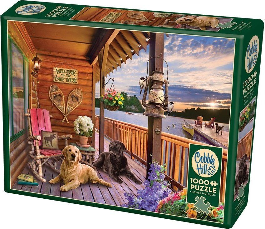COBBLE HILL Puzzle Vítejte v domě u jezera 1000 dílků - obrázek 2