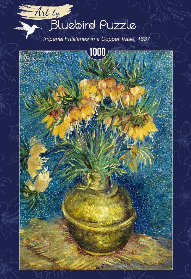 BLUEBIRD Puzzle Řebčík královský v měděné váze 1000 dílků - obrázek 2