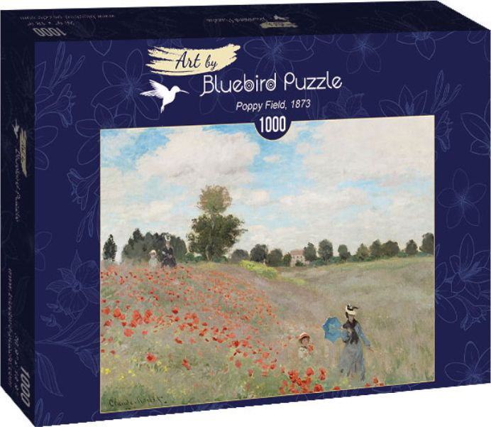 BLUEBIRD Puzzle Vlčí máky v Argenteuil (1873) 1000 dílků - obrázek 2