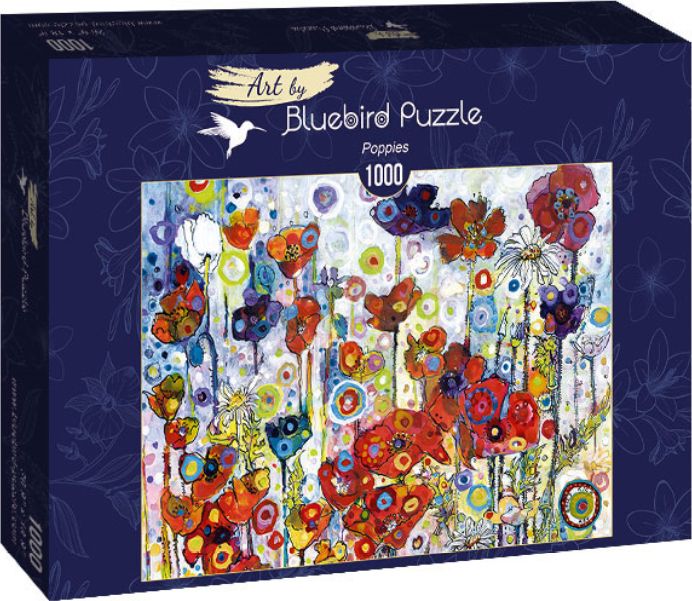 BLUEBIRD Puzzle Vlčí máky 1000 dílků - obrázek 2