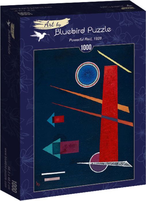 BLUEBIRD Puzzle Mocná červená (1928) 1000 dílků - obrázek 2