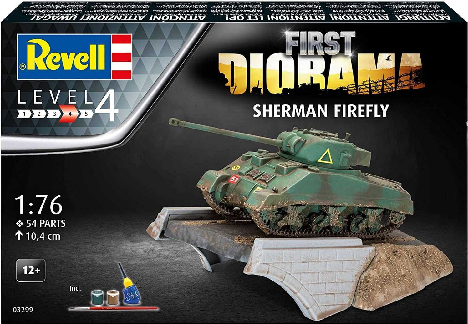 REVELL Gift-Set diorama 03299 - Sherman Firefly (1:76) - obrázek 1