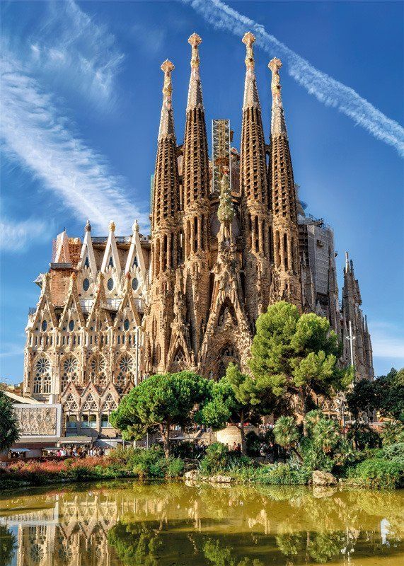 JUMBO Puzzle Sagrada Familia, Barcelona 1000 dílků - obrázek 1