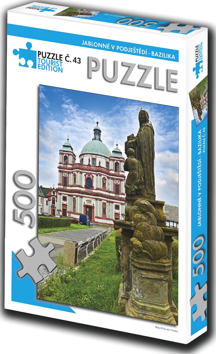 TOURIST EDITION Puzzle Jablonné v Podještědí, bazilika 500 dílků (č.43) - obrázek 1