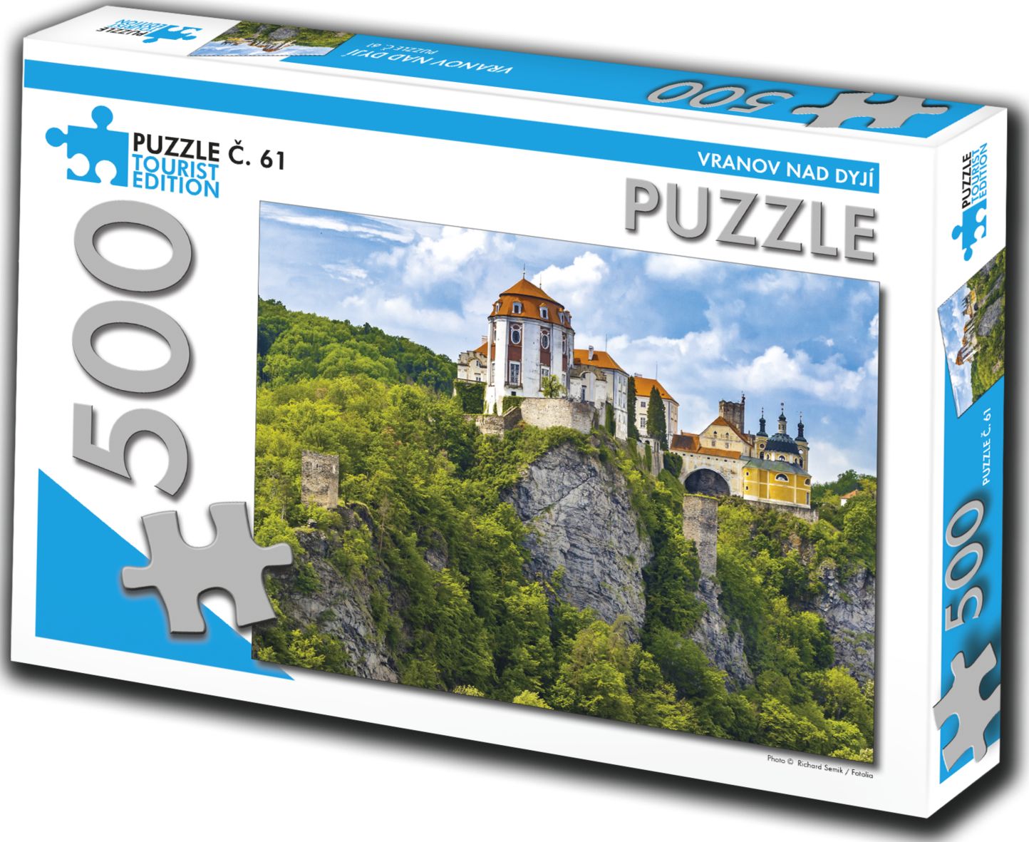 TOURIST EDITION Puzzle Vranov nad Dyjí 500 dílků (č.61) - obrázek 1