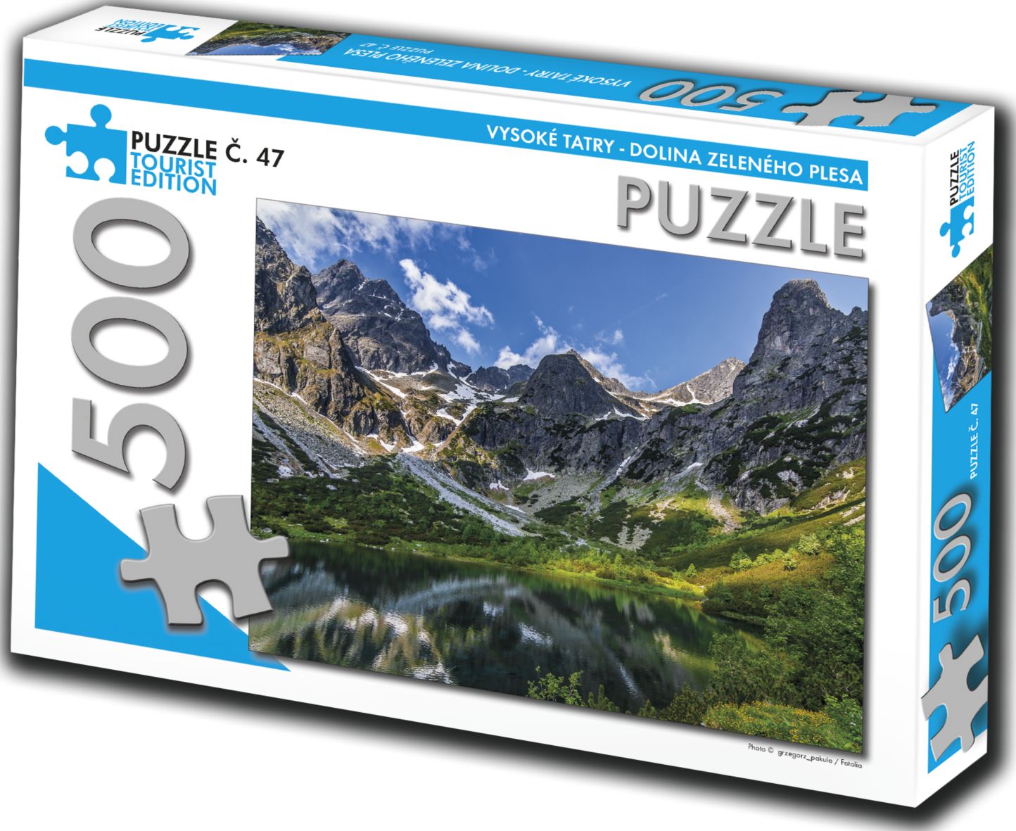 TOURIST EDITION Puzzle Vysoké Tatry, Dolina Zeleného plesa 500 dílků (č.47) - obrázek 1