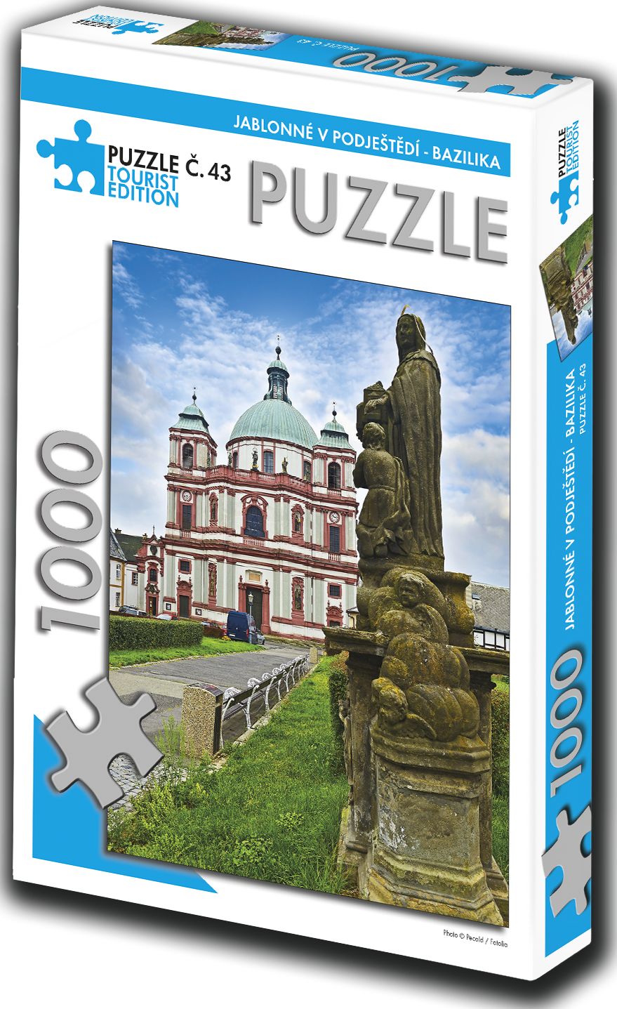 TOURIST EDITION Puzzle Jablonné v Podještědí, bazilika 1000 dílků (č.43) - obrázek 1