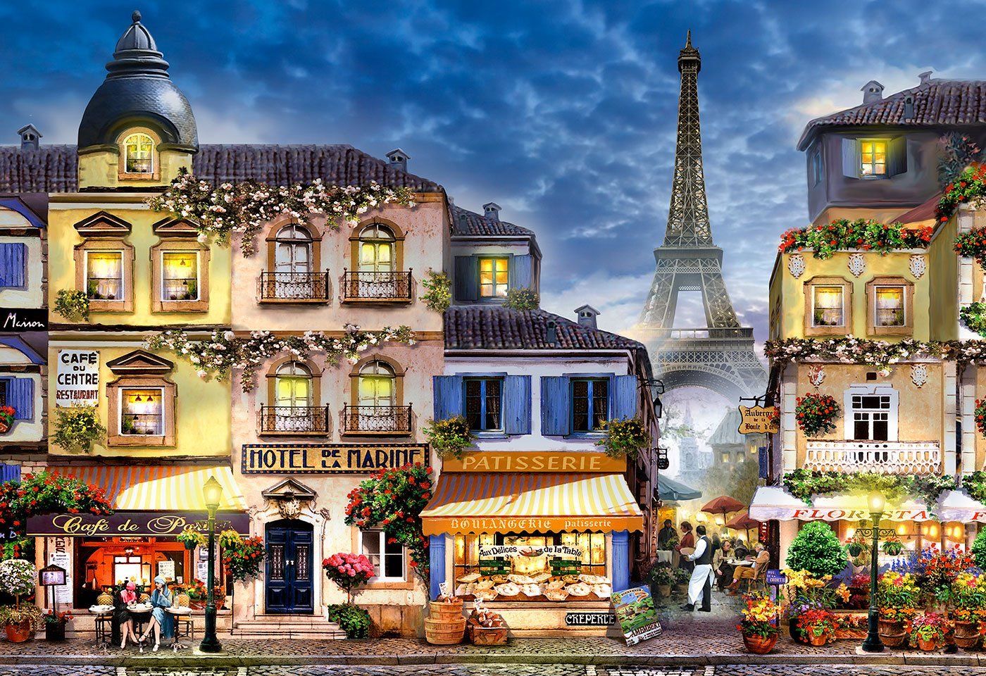 WOODEN CITY Dřevěné puzzle Snídaně v Paříži 2v1, 150 dílků EKO - obrázek 8