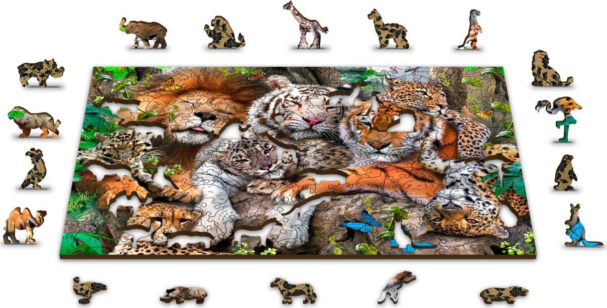 WOODEN CITY Dřevěné puzzle Čas na šlofíka 2v1, 150 dílků EKO - obrázek 6