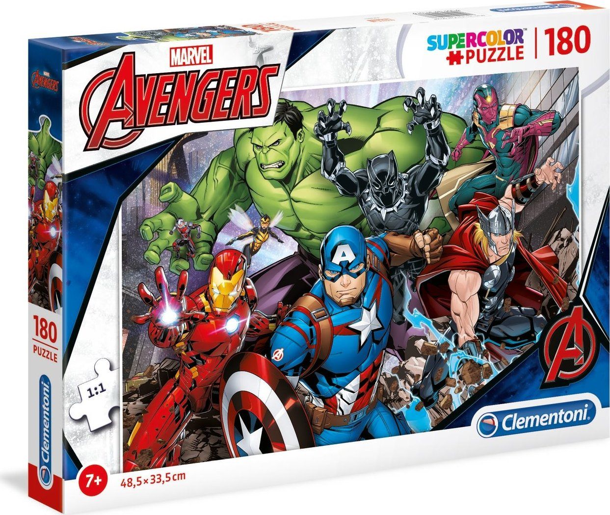 CLEMENTONI Puzzle Marvel: Avengers 180 dílků - obrázek 3