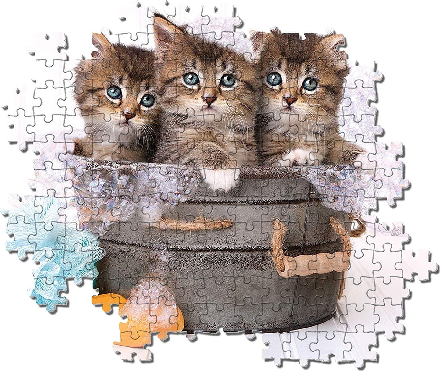CLEMENTONI Puzzle Roztomilá koťata 180 dílků - obrázek 2