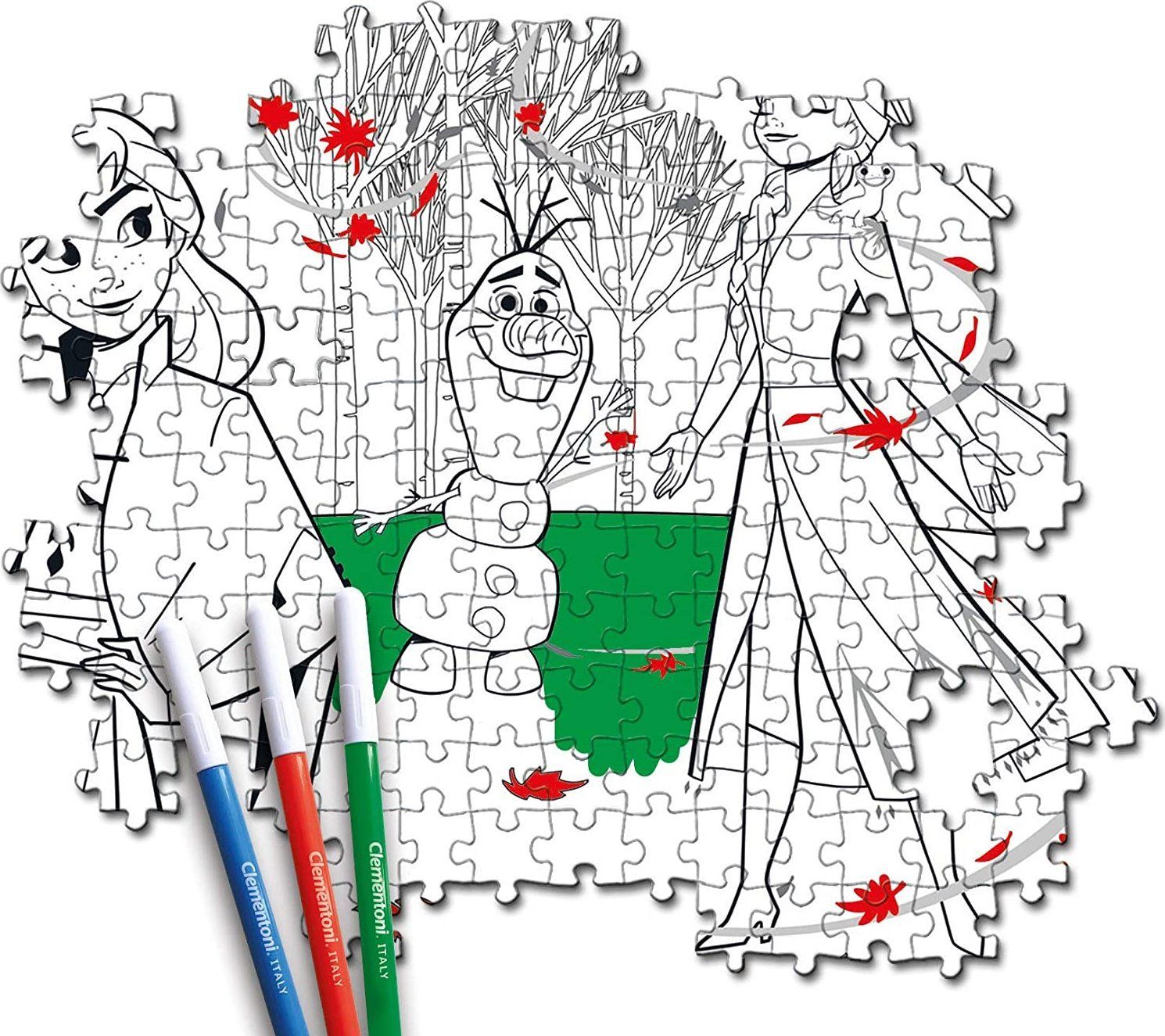 CLEMENTONI Oboustranné puzzle Ledové království 2, 104 dílků - obrázek 2