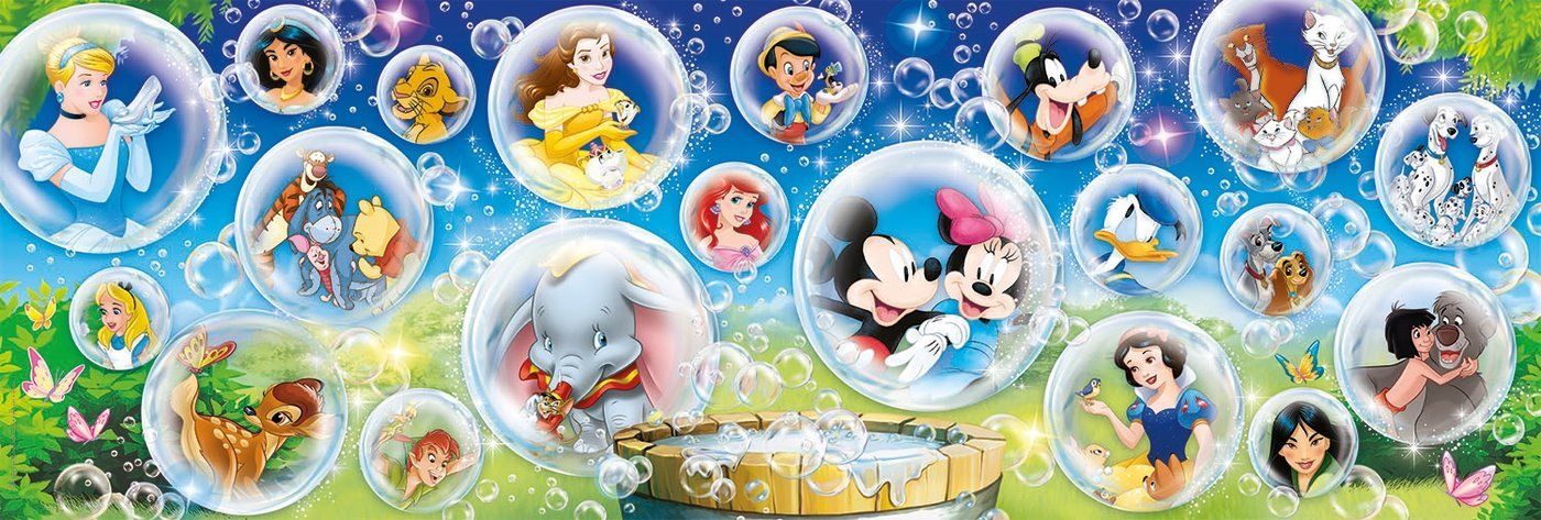 CLEMENTONI Panoramatické puzzle Disney kolekce 1000 dílků - obrázek 1